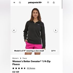 Women’s 1/4-Zip Patagonia Fleece